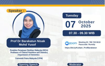 Perkuat Kolaborasi Akademik Global, Departemen Ilmu Gizi FK Undip Selenggarakan Kuliah Tamu Visiting Professor bersama Universiti Putra Malaysia